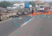 Reportan accidente en carretera 57