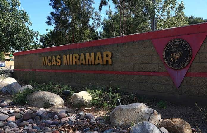 La base militar de Miramar no ha sufrido daños por la caída del avión / Foto: AP