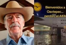 Fox tuitea inundación en el AIFA, pero era un aeropuerto de Alemania