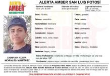 Activan Alerta Amber para localizar a Dámaso Adair de 16 años