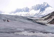La ola de calor amenaza los glaciares suizos