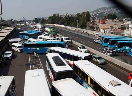 Autopista Puebla-Veracruz cerrada por transportistas