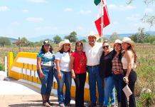 Alcalde inaugura puente Los Pilares, en La Loma