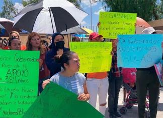 Protestan por falta de aulas para la primaria Rafael Ramírez