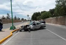 Un herido tras choque en bulevar Río Santiago Un herido tras choque en bulevar Río Santiago
