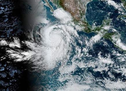 Se forma la tormenta tropical Fabio en el océano Pacífico