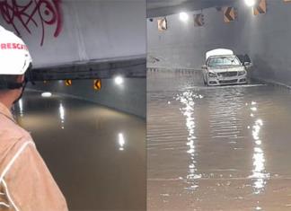 Mueren 2 personas tras quedar atrapadas en túnel inundado en Zapopan