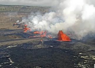 Volcán Kilauea entra en erupción; activan alerta roja