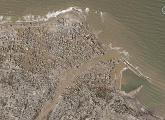 Imágenes satelitales muestran devastación que dejó más de 11 mil muertos en Libia