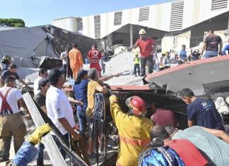 Techo de iglesia en Tamaulipas se derrumba durante misa