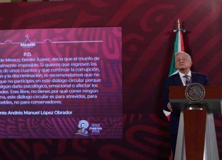 Ordena INE bajar otra mañanera de AMLO