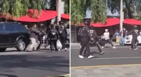 A palos, echan a Sandra Cuevas y su equipo de la GAM (video)