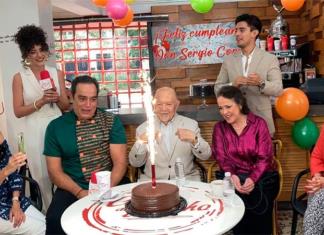 Sergio Corona festeja sus 95 años