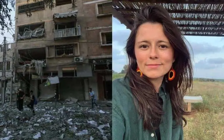 La actriz Greta Cervantes enfrenta la tensión en Israel