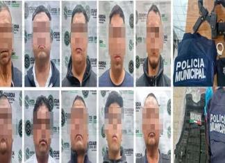 Capturan a 10 policías de Santa María del Río