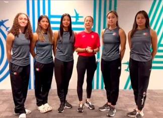 Equipo de gimnasia rítmica llegó a México
