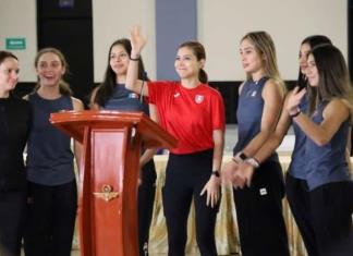 Equipo de gimnasia rítmica llegó a México desde Israel