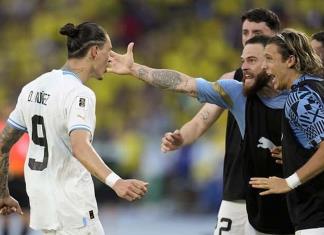 Rescata Uruguay empate en Colombia