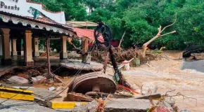 Devastación en Vallarta