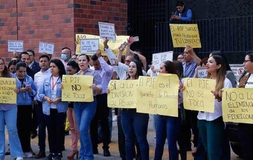 Trabajadores en PJF en San Luis Potosí / Foto: Pulso