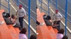 Exigen castigo a sujeto por golpiza a un adulto mayor en canchas de avenida Colorines (video)