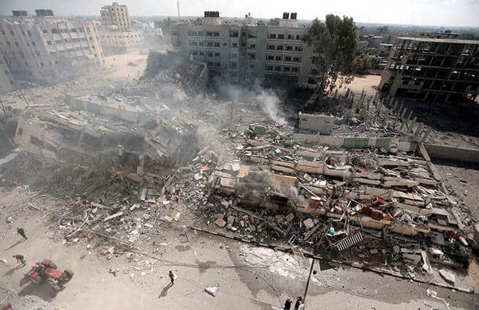 Los destrozos por ataque en Gaza / Foto: Archivo