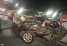 Fatal accidente en puente de carretera Matehuala