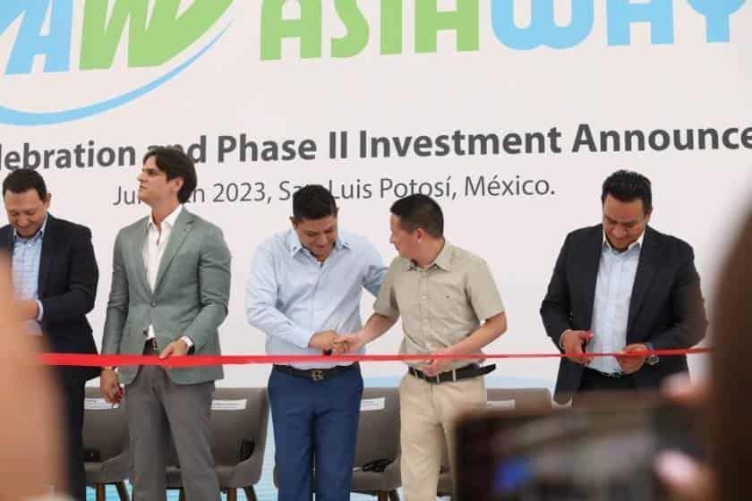 La planta fue inaugurada en junio pasado con presencia de autoridades estatales / Foto: Gobierno de SLP