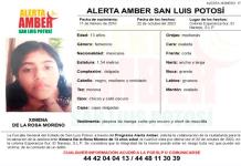 Fiscalía activa Alerta Amber para localizar a una adolescente de 13 años de edad en el municipio de El Naranjo