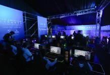 Competidores de deportes electr&oacute;nicos en los Juegos Panamericanos de Santiago