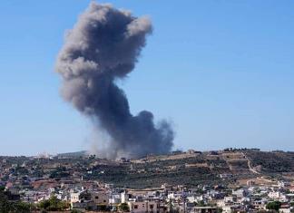 Feroz ataque aéreo israelí en el sur del Líbano