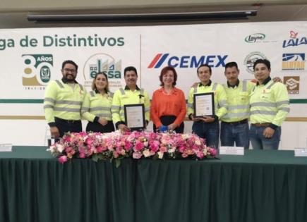 Planta Cemex Hermosillo es reconocida por ser un espacio seguro y saludable