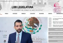 En peligro, sitio web del Legislativo