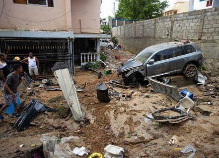 Sube a 21 el número de muertos por lluvias en Rep. Dominicana