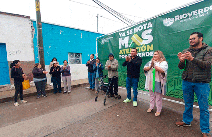 Inaugura alcalde obra de drenaje en calle Galeana