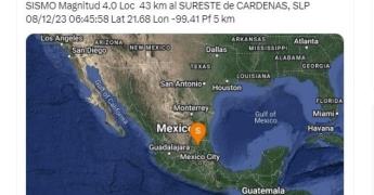 Registró SSN microsismo en Cárdenas esta madrugada