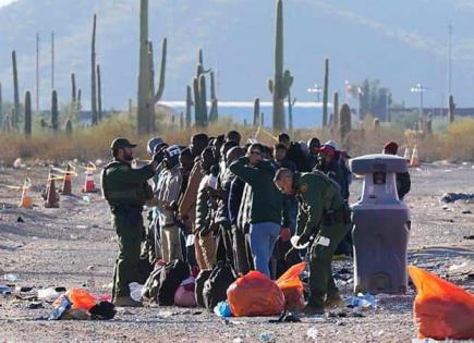 Abruman migrantes a agentes de EEUU