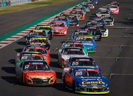 Presentación del auto 46 de la Nascar México 2024