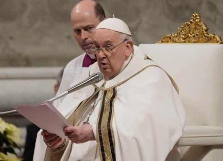 Preside Francisco misa de nochebuena