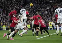 Real Madrid se impone al Mallorca y lidera la Liga española