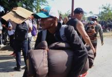 Caravana migrante llegan por sorpresa a Oaxaca