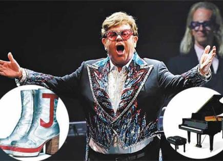 Subasta benéfica de Elton John con prendas exclusivas