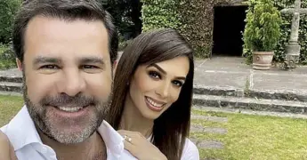 Biby Gaytán y Eduardo Capetillo, presentes en la boda de su hija