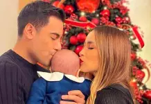 Carlos Rivera y Cynthia Rodríguez celebran el bautizo de su hijo León en Tlaxcala Carlos Rivera y Cynthia Rodríguez celebran el bautizo de su hijo León en Tlaxcala