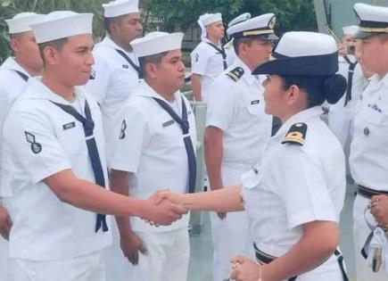 Buque Armada República Mexicana UXMAL tiene nueva comandante