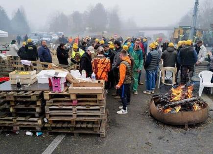 Agricultores franceses seguirán sus protestas