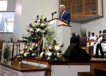 Biden elogia iglesias de afroestadounidenses