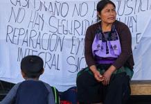 Protesta en Chiapas exige reconocimiento del desplazamiento forzado