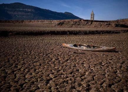 Cataluña sufre por sequía histórica