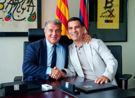 La transición de Xavi Hernández a Rafa Márquez en Barcelona